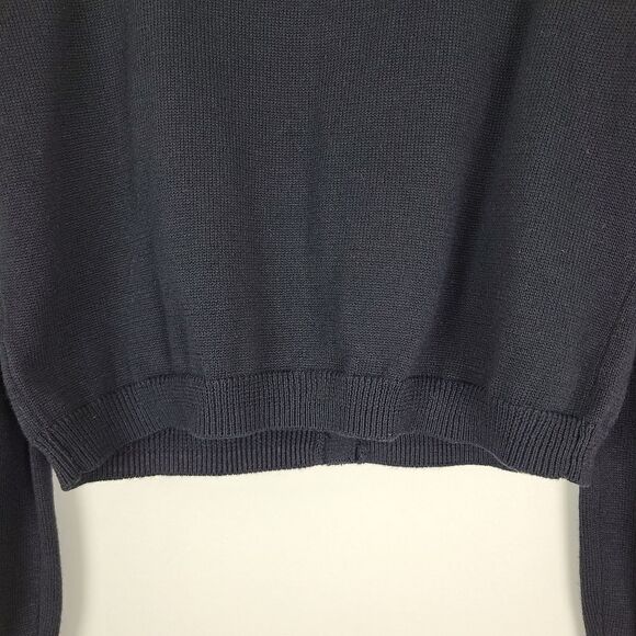 The Children's Place Girl's Black Embellished Neck Cardigan Sweater Large - Picture 10 of 13